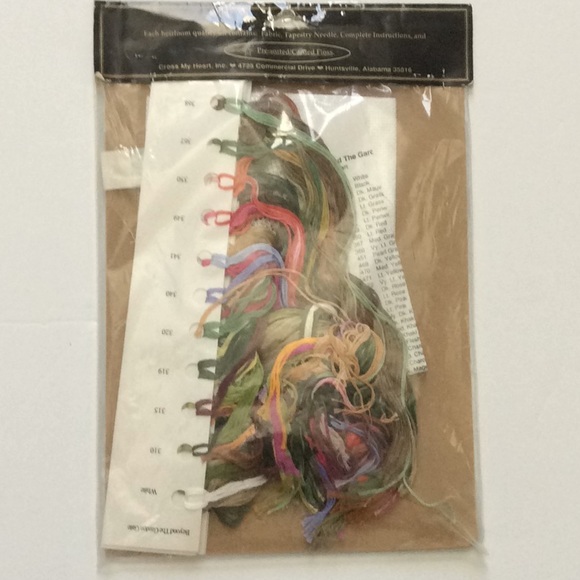 Cross My Heart Unopened “Beyond the Garden Gate" Cross Stitch Vtg 1994 - Picture 5 of 6